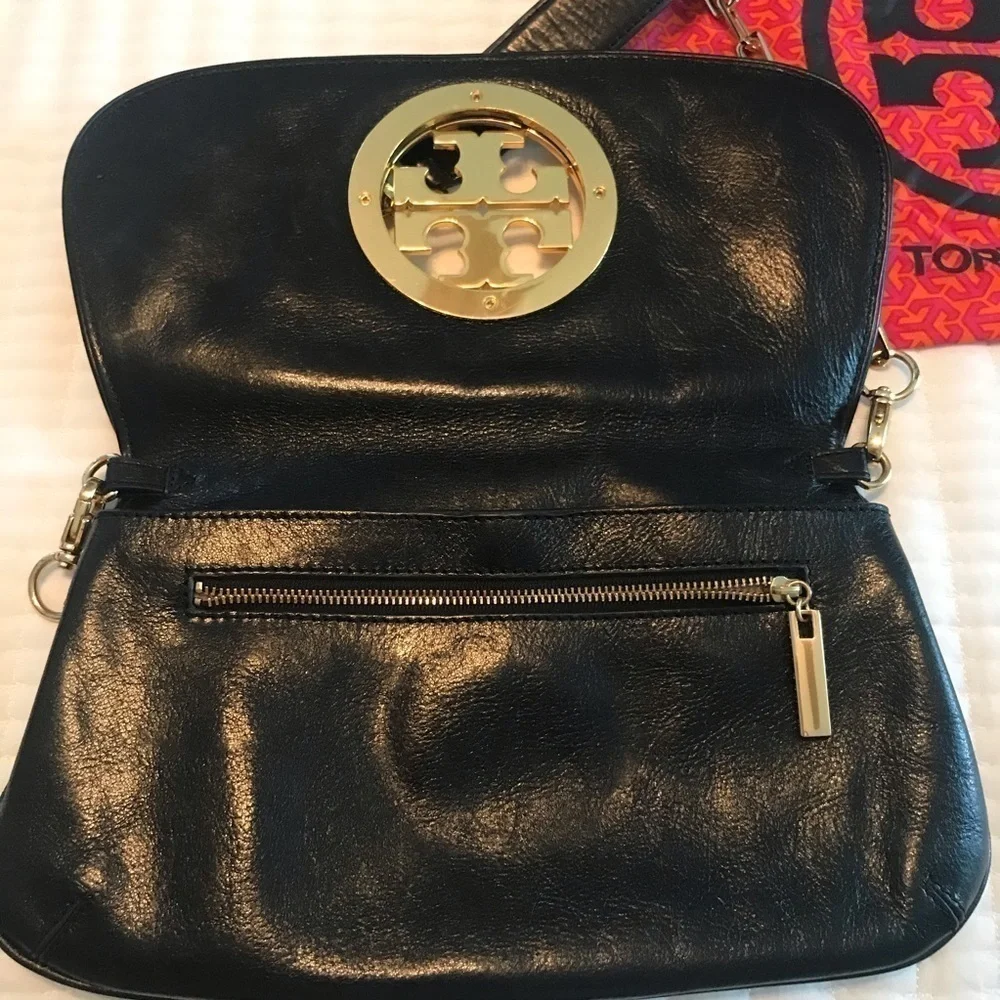 ❤️ First Owner Tory Burch Reva Black Bag